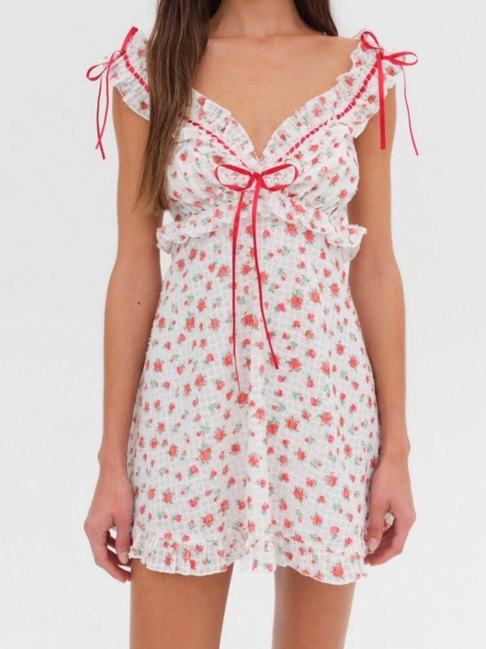 For Love And Lemons Gidget mini dress with Red Floral